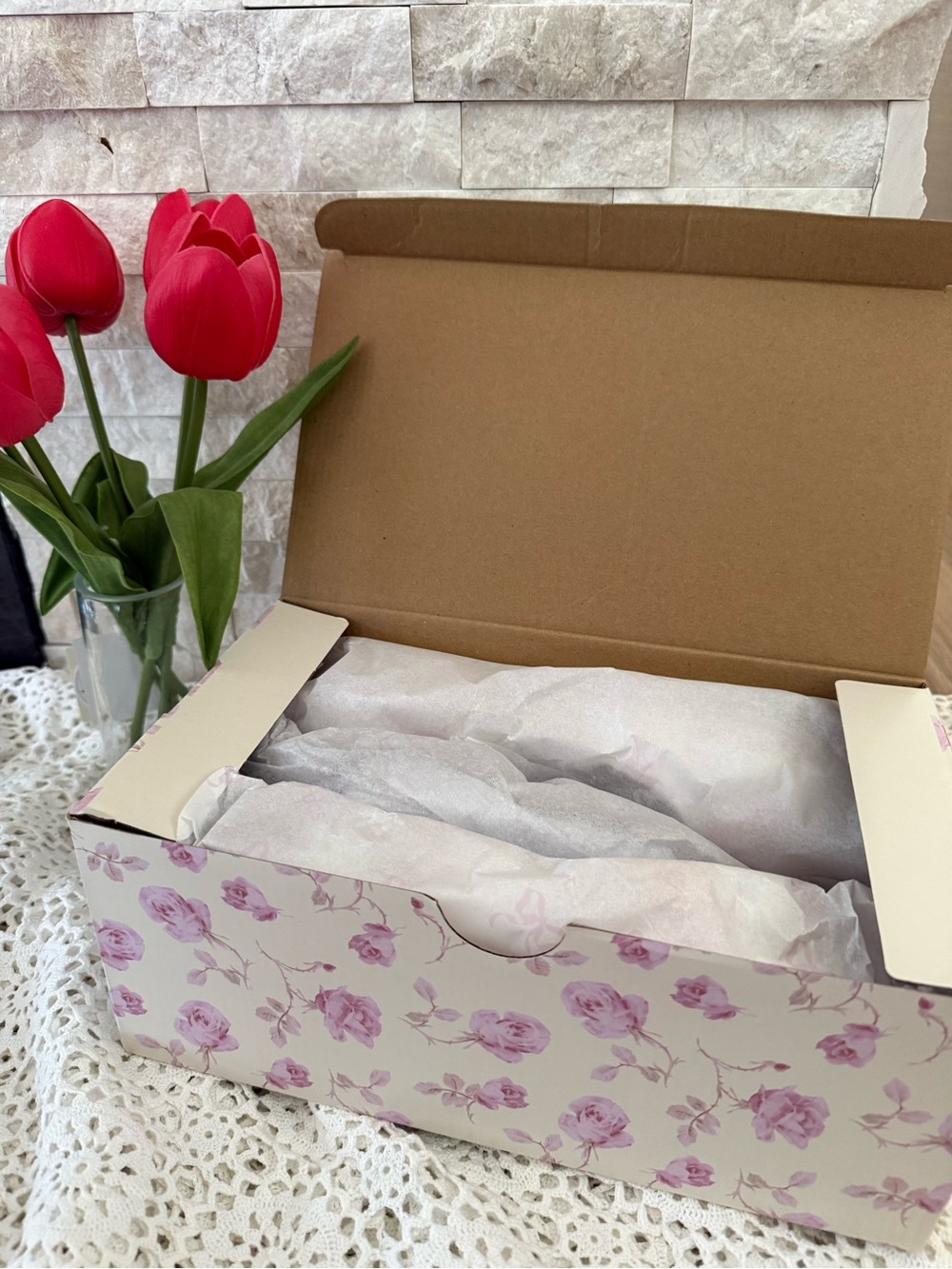 Crocs x LoveShackFancy Classic Ballet Flat NIB Pink White W8 - Picture 2 of 12